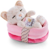 Kuscheltier Sleeping Pets Kätzchen 12cm mit Leopardenmuster von Nici