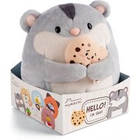 Kuscheltier mymochi Hamster Shai 16cm mit Keks in Geschenkbox von Nici
