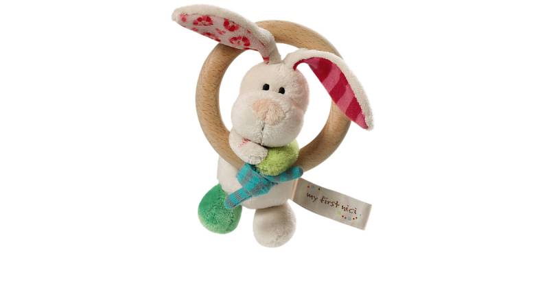 Holzgreifring Hase Tilli mit Glocke Babys (37433)  Baby von Nici