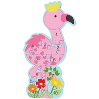 NICI 46014 Zahlenpuzzle Flamingo von Nici
