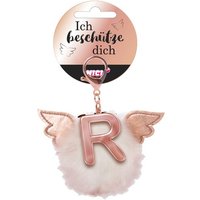 NICI 46986 Taschenanhänger Buchstabe R Plüsch Bommel mit Flügeln von Nici