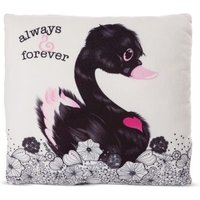 NICI 48276 Kissen Love Schwan schwarz ca. 30 x 30 cm GREEN von Nici