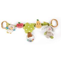 NICI 48512 Kinderwagenkette Hase und Eule 40cm mit 5 Figuren 40 cm von Nici