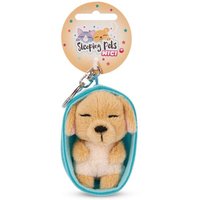 NICI 48835 Schlüsselanhänger Sleeping Pets Hund 8cm karamell von Nici