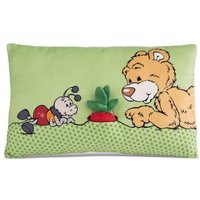 NICI 49449 Kissen Bär Mielo mit 2-D Radieschen 43 x 25 cm GREEN von Nici