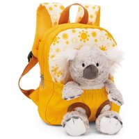 NICI 49842 Rucksack mit Plüschtier 21x26cm Koala 25cm gelb von Nici