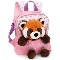 NICI 49853 Rucksack mit Plüschtier 21 x 26 cm Roter Panda 25 cm NICI 49853 Rucksack mit Plüschtier 21 x 26 cm Roter Panda 25 cm von Nici