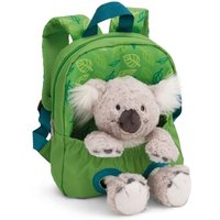 NICI 61744 - Grüner Rucksack mit Plüschtier Koala, 2-teilig, Koala:25cm von Nici