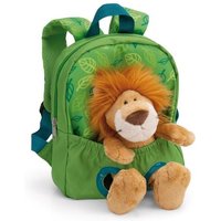 NICI 61746 - Grüner Rucksack mit Plüschtier Löwe, 2-teilig, Löwe:25cm NICI 61746 - Grüner Rucksack mit Plüschtier Löwe, 2-teilig, Löwe:25cm von Nici