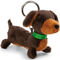 NICI 61896 - Dackel Schlüsselanhänger, Plüsch, Länge: 10 cm von Nici