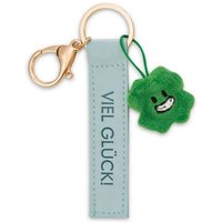 NICI 62016 Schlüsselanhänger "Viel Glück!" Kunstlederband von Nici