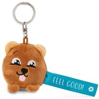NICI 62036 Schlüsselanhänger Bär „Feel Good!“ blau 5 cm von Nici