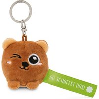 NICI 62038 Schlüsselanhänger Bär „Du schaffst das!“ grün 5cm von Nici