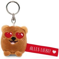 NICI 62041 Schlüsselanhänger Bär „Alles Liebe!“ rot 5cm von Nici