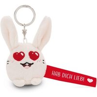NICI 62050 Schlüsselanhänger Hase "Hab dich lieb!" rot von Nici