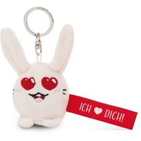 NICI 62052 Schlüsselanhänger Hase "Ich Herz dich!" rot von Nici
