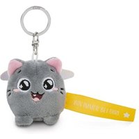 NICI 62053 Schlüsselanhänger Katze "Bin immer bei dir!" gelb von Nici