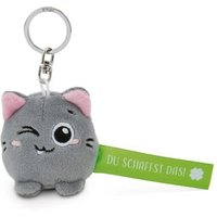 NICI 62059 Schlüsselanhänger Katze "Du schaffst das!" grün von Nici