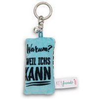 NICI 62101 Schlüsselanhänger Mini Plüschkissen "Warum? Weil ichs kann" mit Glöckchen NICI 62101 Schlüsselanhänger Mini Plüschkissen "Warum? Weil ichs kann" mit Glöckchen von Nici