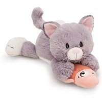 NICI 62153 Kuscheltier Katze grau & Fisch 30 cm liegend GREEN NICI 62153 Kuscheltier Katze grau & Fisch 30 cm liegend GREEN von Nici