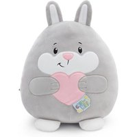 NICI Kuscheltier Chill-NICI Hase mit Herz grau 30cm NICI Kuscheltier Chill-NICI Hase mit Herz grau 30cm von Nici