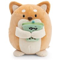 NICI Kuscheltier Hund Hiro mit Bubble Tea 27cm von Nici