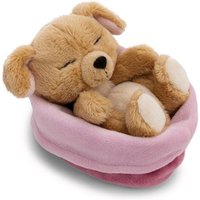 NICI - Kuscheltier Hund beige 12cm schlafend im Körbchen pink NICI - Kuscheltier Hund beige 12cm schlafend im Körbchen pink von Nici