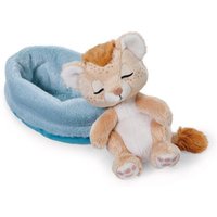 NICI - Kuscheltier Löwe 12cm schlafend im Körbchen blau von Nici