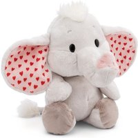 NICI - Kuscheltier Love Elefant hellgrau 32cm schlenkernd GREEN von Nici