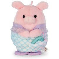 NICI Kuscheltier mymochi Schwein Onk mit Muschel und Meerjungfraukostüm rosa 8cm Geschenkbox von Nici
