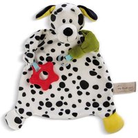 NICI - My First Nici - Schmusetuch Dalmatiner 25x25cm mit Beißring und Schnullerbefestigung von Nici