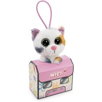 NICI Schlüsselanhänger GLUBSCHIS Glückskatze Calli Malli Loop beige 9cm in Schulranzen-Geschenkbox NICI Schlüsselanhänger GLUBSCHIS Glückskatze Calli Malli Loop beige 9cm in Schulranzen-Geschenkbox von Nici