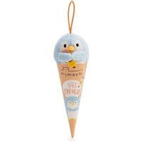 NICI Schlüsselanhänger Pinguin Waddle mit Bleistift moodie Loop blau 8cm in Schulranzen-Geschenkbox von Nici