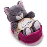 NICI - Sleeping Pets - Green - Kuscheltier Katze grau 12cm schlafend im Körbchen rosa NICI - Sleeping Pets - Green - Kuscheltier Katze grau 12cm schlafend im Körbchen rosa von Nici