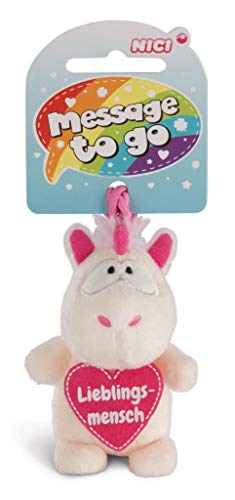 NICI 42723, 8 cm Anhänger Einhorn Theodor Lieblingsmensch, weiß/pink NICI 42723, 8 cm Anhänger Einhorn Theodor Lieblingsmensch, weiß/pink von NICI