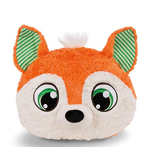 NICI Schlafmützen Fuchs Finjo, Kuscheltier Jungen, Mädchen & Babys, Flauschiges Kuschelkissen für Kinder ab 12 Monaten, Weiches Stofftier-Kissen I 43953, Orange, 1 Stück (1er Pack) von NICI