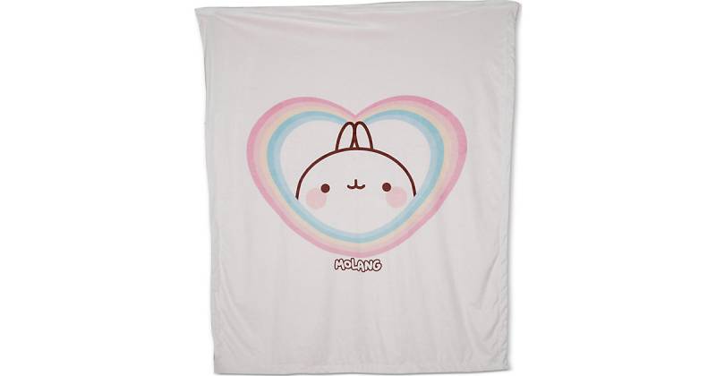 Plüschdecke Molang, 140 x 175 cm (48229) pink von Nici