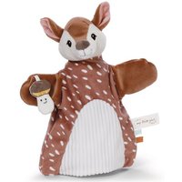 Schmusetuch Handpuppe Rehkitz 2in1 26x25cm auf von Nici