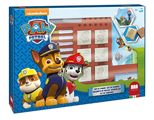 Multiprint 04903 - Stempelset Paw Patrol, 22 teilig von Multiprint