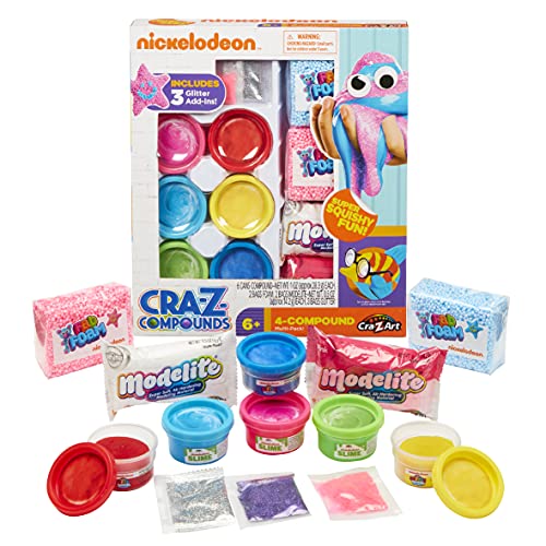Nickelodeon CRA Z Compunds Set Slime Play Foam, Modelling Air Clay, Play Dough, Creative Play Stem Sensory Play Nickelodeon CRA Z Compunds Set Slime Play Foam, Modelling Air Clay, Play Dough, Creative Play Stem Sensory Play von Nickelodeon