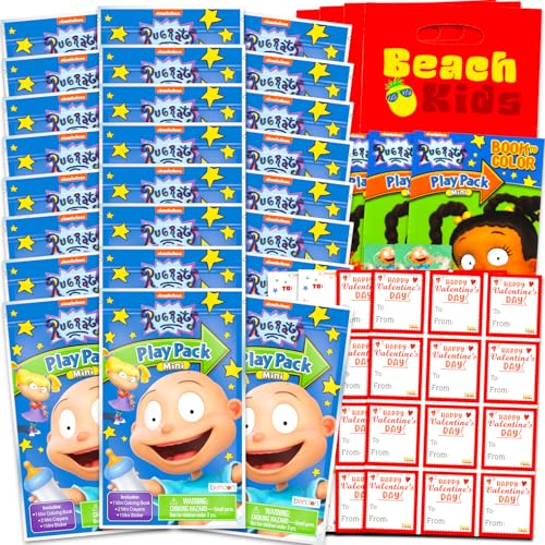 Nickelodeon Rugrats Valentinstags-Geschenkaustausch-Set für Klassenzimmer, 24 Rugrats Mini-Malbücher für Schule, Valentinstag, Kinder, Partygeschenke Nickelodeon Rugrats Valentinstags-Geschenkaustausch-Set für Klassenzimmer, 24 Rugrats Mini-Malbücher für Schule, Valentinstag, Kinder, Partygeschenke von Nickelodeon