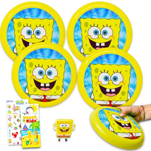Nickelodeon Spongebob Spielset für Kinder, 4-teiliges Aktivitäts-Set mit Frisbee, Radiergummi und mehr, Spongebob-Partygeschenk für Jungen, Mädchen Nickelodeon Spongebob Spielset für Kinder, 4-teiliges Aktivitäts-Set mit Frisbee, Radiergummi und mehr, Spongebob-Partygeschenk für Jungen, Mädchen von Nickelodeon