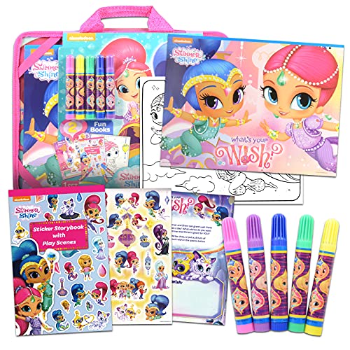 Shimmer and Shine Schoßschreibtisch-Aktivitätsset für Kinder – Bundle mit Shimmer and Shine Kunst-Set mit Schoßschreibtisch, Malseiten, Aufklebern, mehr | Reise-Lapdesk für Mädchen Shimmer and Shine Schoßschreibtisch-Aktivitätsset für Kinder – Bundle mit Shimmer and Shine Kunst-Set mit Schoßschreibtisch, Malseiten, Aufklebern, mehr | Reise-Lapdesk für Mädchen von Nickelodeon