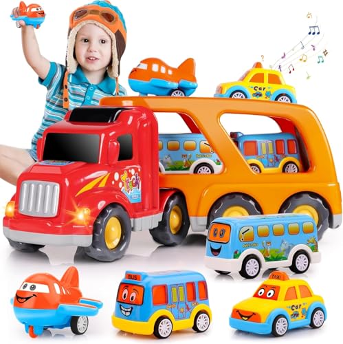 Nicmore Kleinkind Spielzeug Auto Boy: 5 IN 1 Kinderspielzeug 3 4 5 Jahre Jungen Mädchen Kleinkind Spielzeug Alter 3-5 Jahre Geburtstag Kindergeschenk Kleinkind Spielzeug Alter 4-5 Jahre Nicmore Kleinkind Spielzeug Auto Boy: 5 IN 1 Kinderspielzeug 3 4 5 Jahre Jungen Mädchen Kleinkind Spielzeug Alter 3-5 Jahre Geburtstag Kindergeschenk Kleinkind Spielzeug Alter 4-5 Jahre von Nicmore