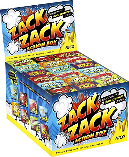 Nico Zack Zack Mega Action Box 108-tlg. Jugend/Kinder Partyspass_AB von SIIEEC