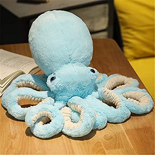 Nicole Knupfer Krake Plüschtier Octopus Plüsch Puppe Spielzeug Große Geformt Cuddly Kuscheltier Oktopus Geburtstag Geschenke (Blau,30cm) von Nicole Knupfer