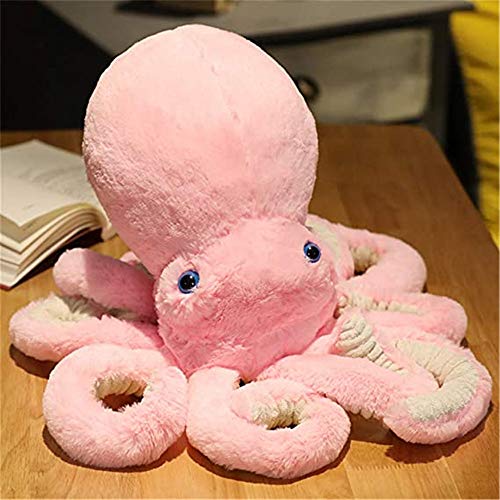 Nicole Knupfer Krake Plüschtier Octopus Plüsch Puppe Spielzeug Große Geformt Cuddly Kuscheltier Oktopus Geburtstag Geschenke (Pink,30cm) von Nicole Knupfer