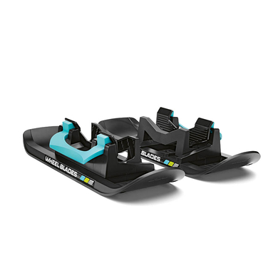 Wheelblades XL Kinderwagenski Paar schwarz/blau von Nicon-Tec