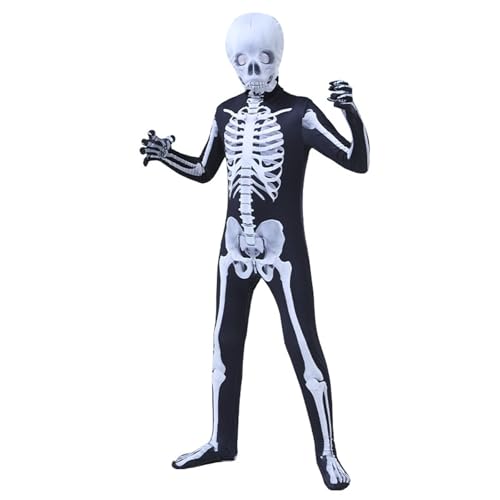 Nidddiv Baby Karate Bodysuit Halloween Kostüm Bony Jumpsuit Schlafanzug Baby Winter 56 (R, 7-8 Years) von Nidddiv