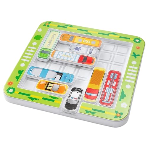 Rush Hour Spiel, Rush Hour, Parkspiele, Auto Spielzeug Stauspiel Logikspiel mit 360 Levels, Geduldspiel Denken Puzzle Logik Spiele ab 3 4 5 6 7 8 9 10 Jahren von NieYat